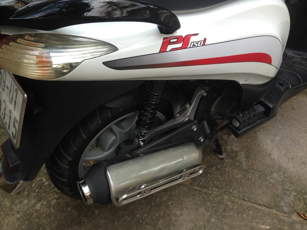 Honda PSI 150 đời 2/2008, màu trắng sipo , 100% chưa bung đầu , zin toàn bộ..giá 58T - 4