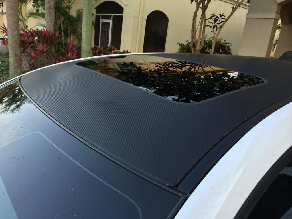 Vinyl Roof Wrapping w/sunroof (short DIY & pics)