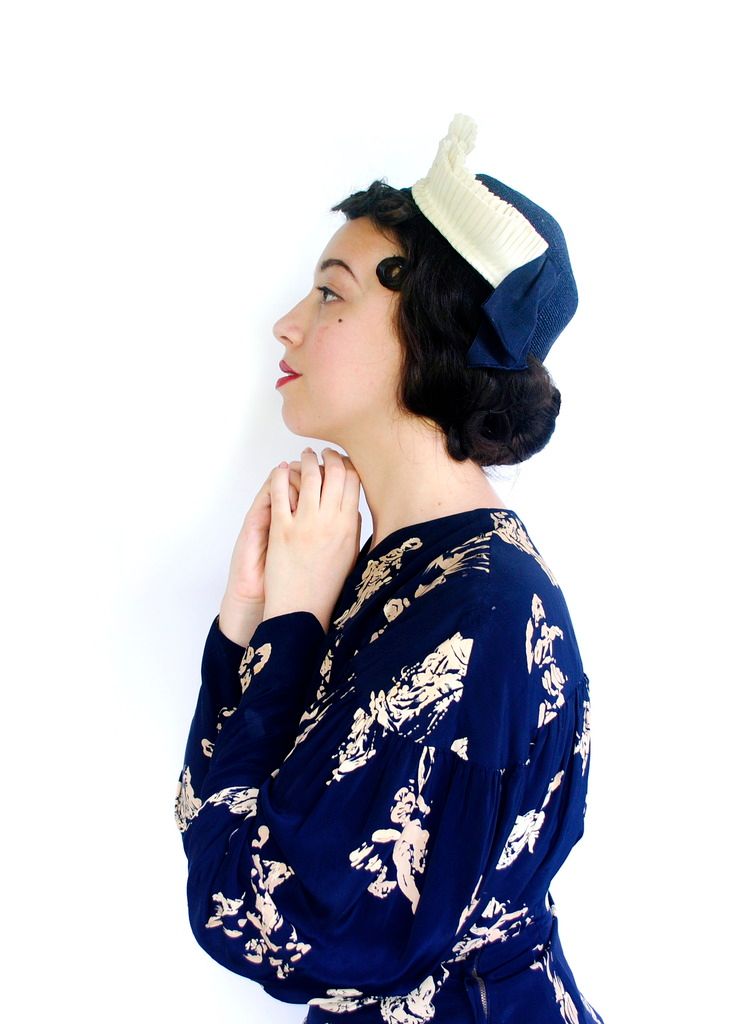 eliza schneider-green vintage rose girl 100 hats