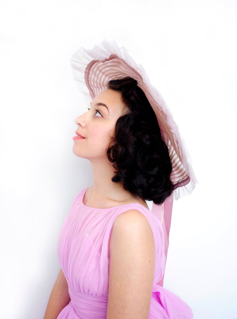 eliza schneider-green vintage rose girl 100 hats