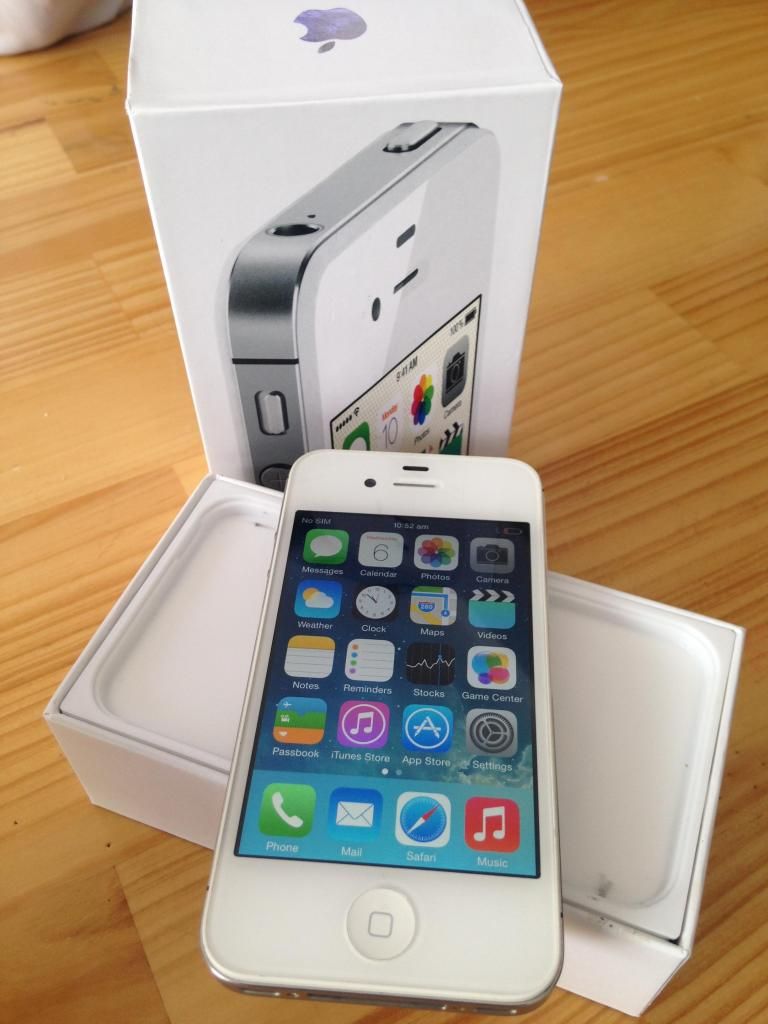 Iphone 4s 16GB , trắng,,quốc tế . Nguyên zin , máy bao đẹp . Giá tốt . - 1